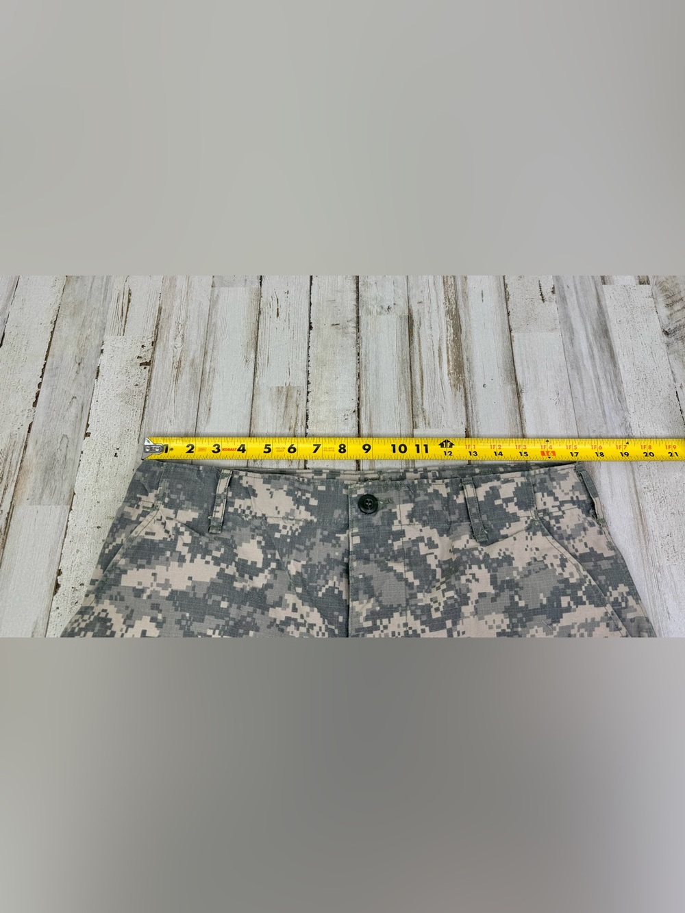 US Army Pant Mens M-L 34x34 Camo Cargo Tapered Military Uniform Combat Workwear - Picture 7 of 13